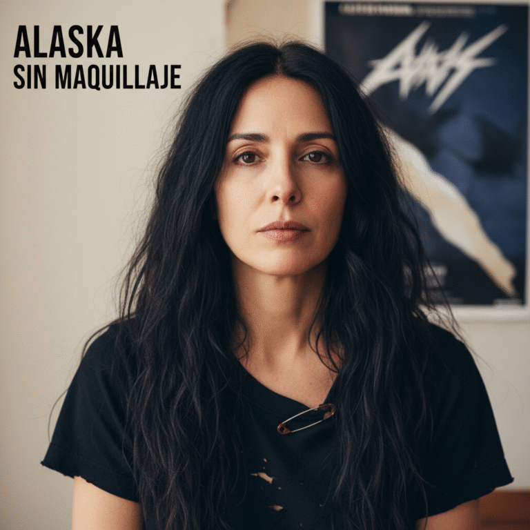 Alaska Sin Maquillaje: Alaska, bare-faced and thoughtful, embraces natural beauty and punk roots.