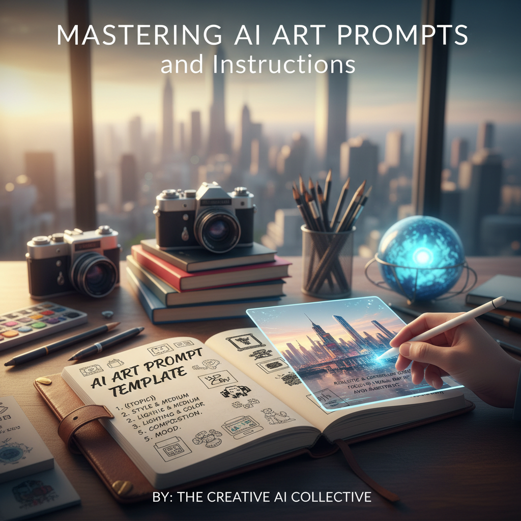 Cover image template and instructions for creating realistic, compelling book or magazine covers on any topic.