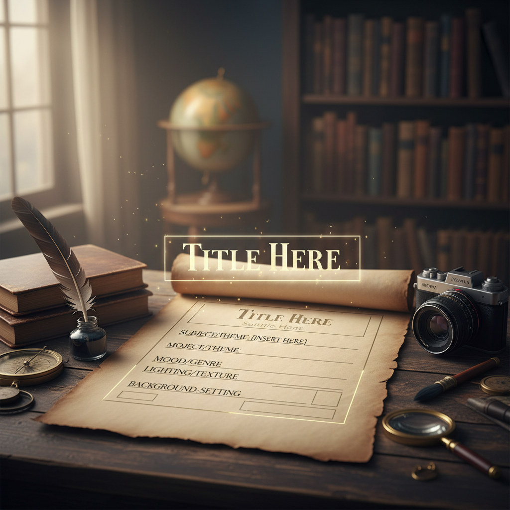 A template for crafting hyper-realistic book or magazine cover images based on your chosen subject.